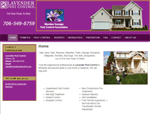 Tablet Screenshot of lavenderpestcontrol.com